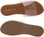 Shoe Land Women’s Flat Sandals 2025 – Comfortable Slide Sandals with Cushioned Footbed | Dressy Open Toe Summer Sandals for Beach, Travel & Everyday - Image 4