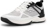 FitVille Extra Wide Pickleball Shoes for Men, All Court Tennis Sneakers Shoes with Arch Support