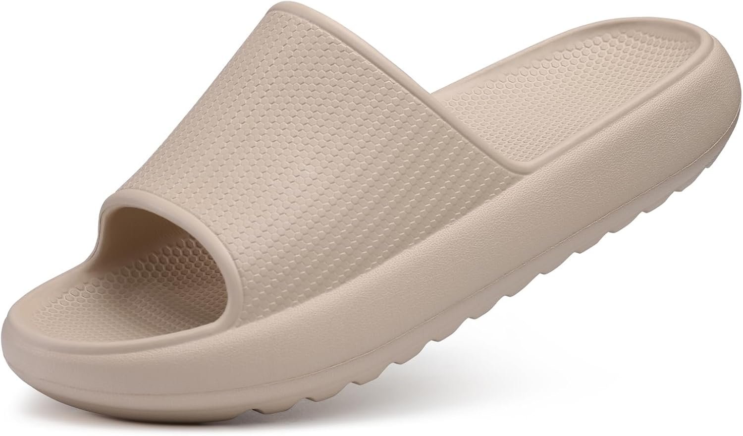 61EKq0JEkL._AC_SL1500_.jpg Comwarm Cloud Slide Sandals for Women Men Ultra Comfort Recovery Pillow Slippers Soft Summer Beach Shoes with Low Arch Support - Image 1