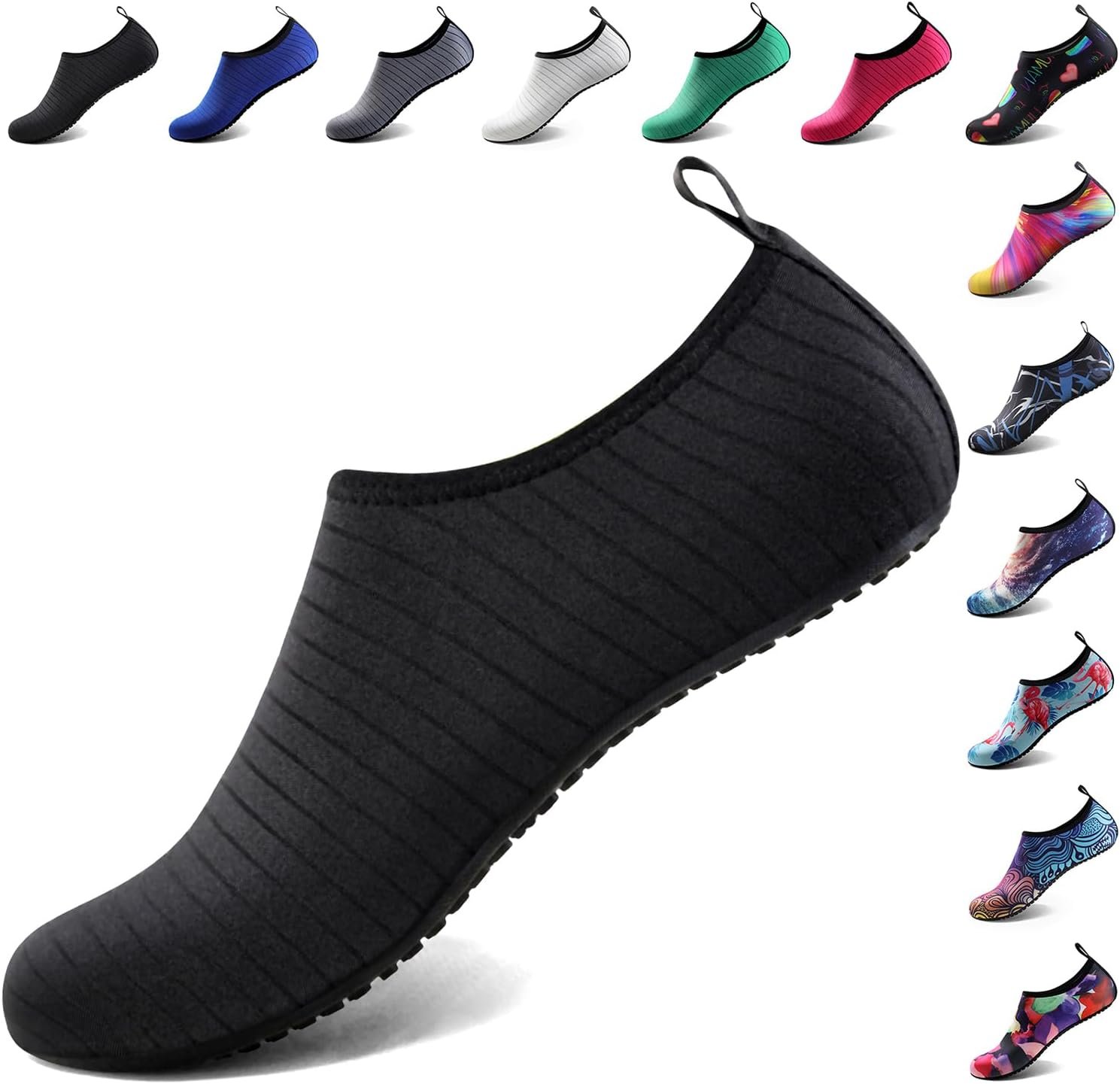 61GzQfBalL._AC_SL1500_.jpg Water Shoes for Women Men Quick-Dry Aqua Socks Swim Beach Barefoot Yoga Exercise Wear Sport Accessories Pool Camping Must Haves Adult Youth Size - Image 1
