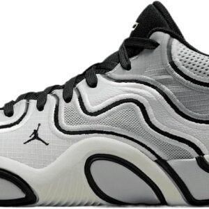 Nike Tatum 3 Big Kids' Basketball Shoes (HF3136-001, Platinum Tint/Particle Grey/Grey Fog/Black)