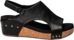 Corkys Footwear Women's Volta II Wedge Sandal - 2 Inch Cushioned Wedge, Hook & Loop Closure for Comfort & Style, Perfect for Casual & Dressy Outfits, All Day Wear - Image 2