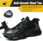 Steel Toe Shoes for Men Women Comfortable Safety Work Sneakers Industrial Non Slip Shoes Lightweight Puncture Proof - Image 2