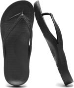 Flip Flops for Women and Men with Arch Support Comfortable Recovery Slide Sandals Slip Resistant Shower Shoes Walking Thong Sandals Lightweight and Soft Footbed Slides Flip Flops