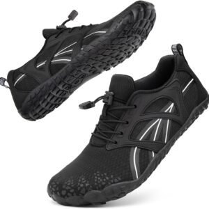 ATHMILE Barefoot Shoes Women Water Shoes Wide Toe Non-Slip Aqua Beach Quick-Dry for Swim Kayak Lake Pool River Hiking Surfing Boating Fishing Diving Cruise Ship Essentials