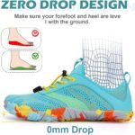 Hike Barefoot Shoes Women Men with Wide Toe Box Footwear Healthy Non-Slip Hike Beach Pool Aqua Swim Surf Hiking Running Athletic Water Shoe - Image 4