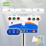 Anti Static Wrist Strap and Footwear Testers, Adjustable Whole Body Comprehensive Tester for Electro-Static Discharge Equiment Resistance Testing Meet The ANSI-ESD-S20.20 with Alarm (110V) - Image 3