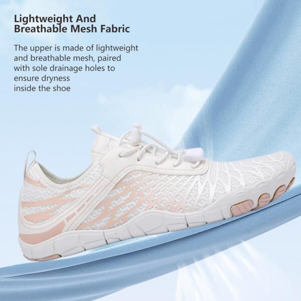 Hike Barefoot Shoes for Women Men, Breathable Non-Slip Athletic Footwear, Wide Toe Water Shoes for Hiking, Non-Slip Neuropathy Shoes for Women Men, Grounded Comfort wear - Image 2