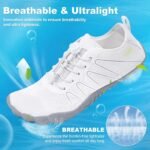 Hike Barefoot Shoes Women Men Footwear Wide Toe Quick-Dry Pro Barefoot Beach Swim Minimalist Grounding Shoes Breathable Non-Slip Grounded Footwear for Walking Kayaking Hiking Surfing - Image 3