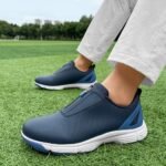 THESTRON Men Waterproof Golf Shoes Zipper Golf Shoes Professional Spikeless Golf Sneakers Male Golf Sports Walking Shoes Comfortable Golf Footwears for Men - Image 5