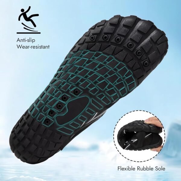 ATHMILE Barefoot Shoes Women Water Shoes Wide Toe Non-Slip Aqua Beach Quick-Dry for Swim Kayak Lake Pool River Hiking Surfing Boating Fishing Diving Cruise Ship Essentials - Image 4