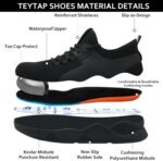 Steel Toe Work Shoes for Men Women丨Non Slip Waterproof Safety Sneakers - Image 8