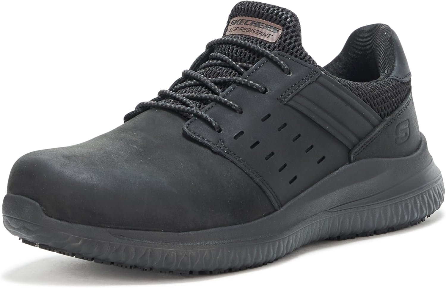 71oYUws8IL._AC_SL1500_.jpg Skechers Work Delson 3.0 Sr - 200288 Men's Slip On - Image 1