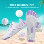 Hike Barefoot Shoes for Women Men, New Barefoot Footwear, Non-Slip Water Shoes,Breathable Non-Slip Footwear Wide Toe - Image 2