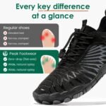 Barefoot Shoes for Women & Men – Minimalist Wide Toe Box Shoes for Natural Posture & Grounding (Black, US Footwear Size System, Adult, Men, Numeric, Wide, 9.5) - Image 5