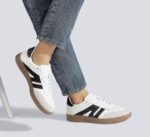 LUCKY STEP Women Classic Retro Gum Sole Fashion Sneakers Casual Tennis Skate Shoe Genuine Leather Walking Footwear Anti Slip Trainers - Image 8