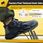 Steel Toe Shoes for Men Women Comfortable Safety Work Sneakers Industrial Non Slip Shoes Lightweight Puncture Proof - Image 3