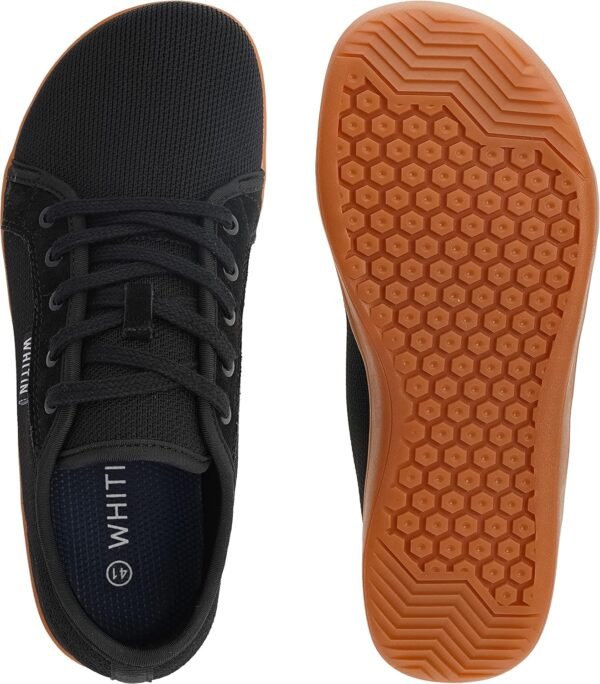 WHITIN Men's Wide Minimalist Barefoot Sneakers | Zero Drop Sole | Optimal Relaxation - Image 5
